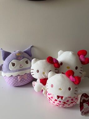 Hello Kitty + Kuromi Squishmallows + Hello Kitty Sanrio Bundle